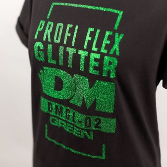 Пленка PROFI FLEX Glitter (DMGL-02) Green, 1м