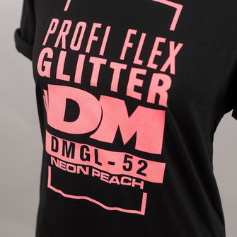 Пленка PROFI FLEX Glitter (DMGL-52) Neon Peach, 1м