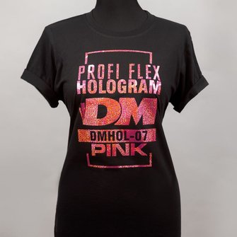 Пленка PROFI FLEX Hologram (DMHOL-07) Pink, 1м