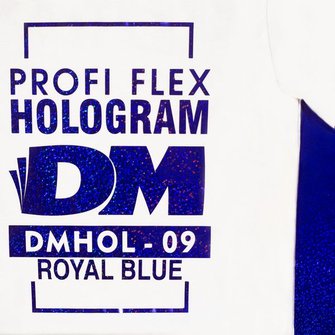 Пленка PROFI FLEX Hologram (DMHOL-09) Royal Blue, 1м