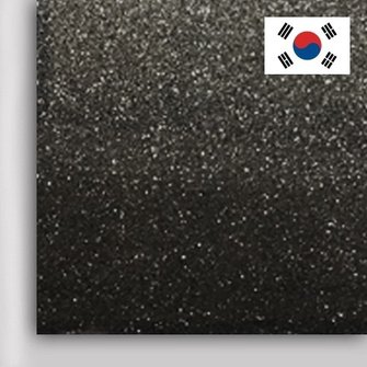 Пленка PROFI FLEX Glitter (DMGL-09) Black, 1м