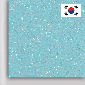 Пленка PROFI FLEX Glitter (DMGL-48) Rainbow Blue, 1м