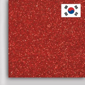 Пленка PROFI FLEX Glitter (DMGL-03) Red, 1м