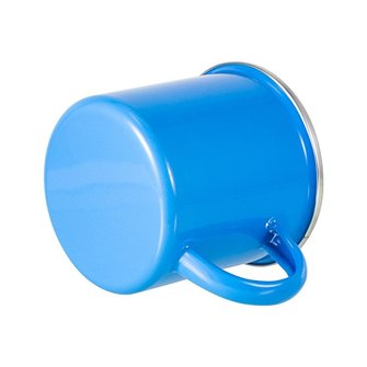 Кружка эмалированная Голубая для сублимации в инд. упаковке ПРЕМИУМ