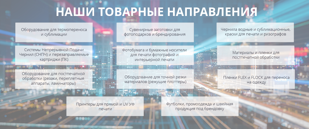 Товарные направления